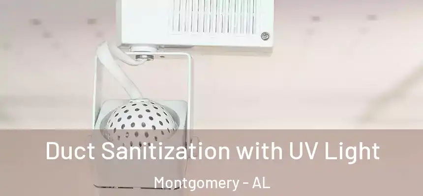 Duct Sanitization with UV Light Montgomery - AL